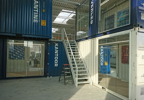 containerwoning mede gerealiseerd door Jaleco Totaal Projectafbouw